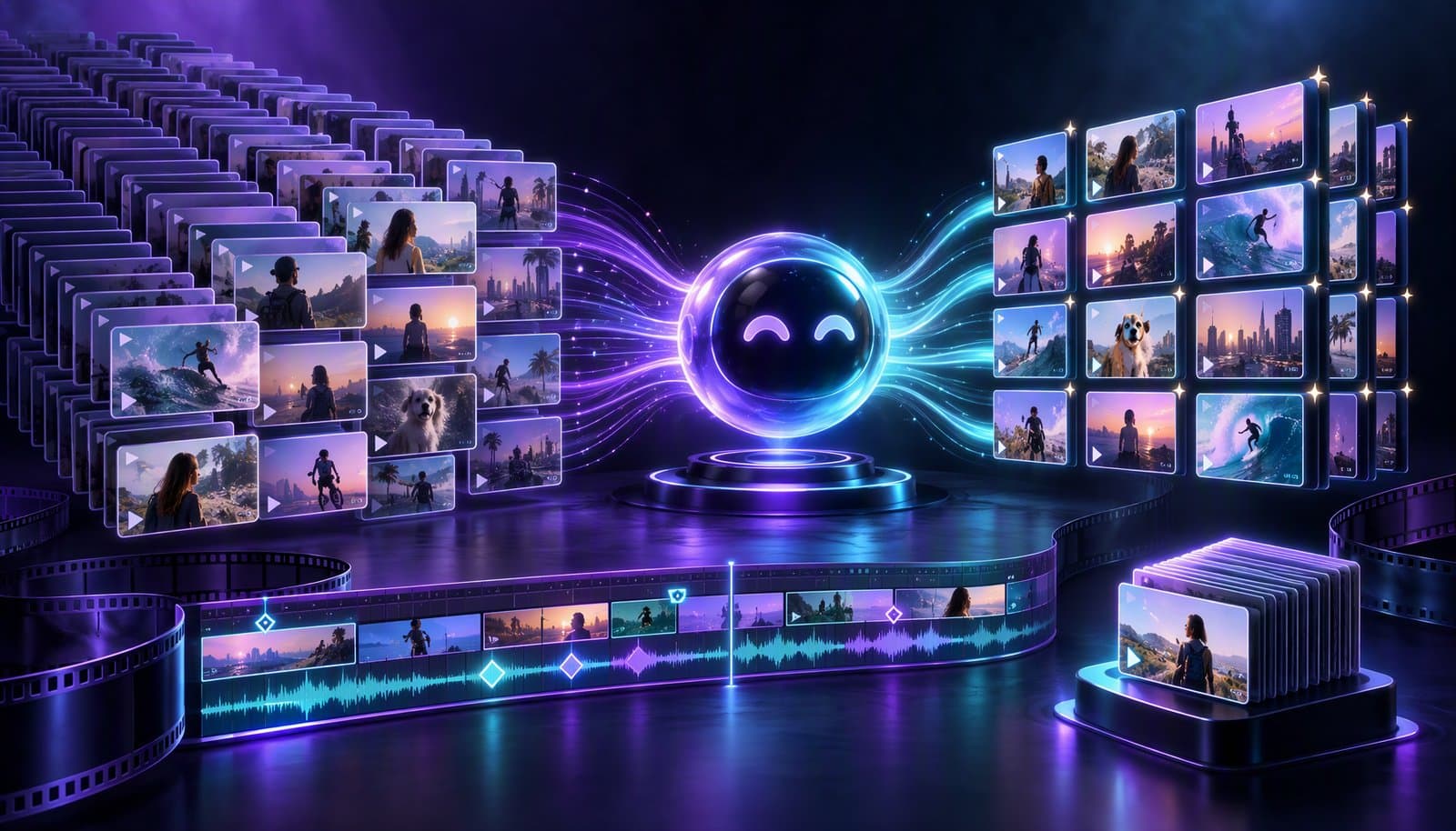 Editorial illustration for Batch Video Editing: How to Edit 50 Videos at Once with AI (2026)