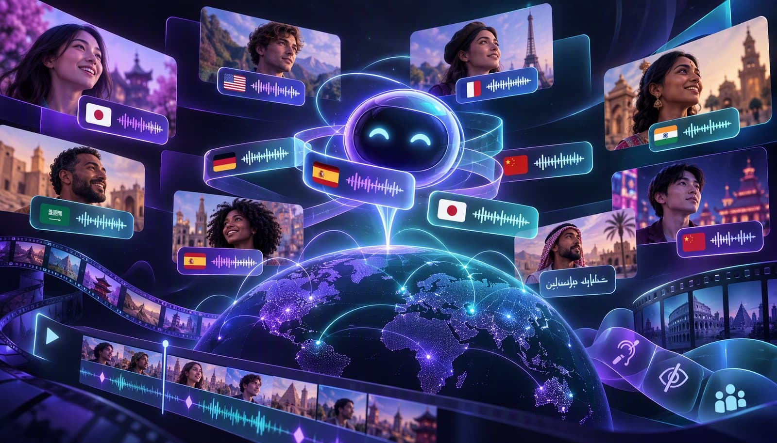 Editorial illustration for Captions Without Borders: Better Multilingual Captions, RTL Support, and Smarter Transcription