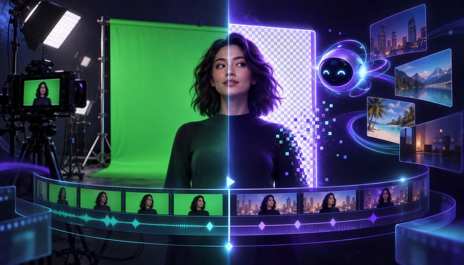 Editorial illustration for Green Screen vs AI Background Removal: Which Should You Use in 2026?